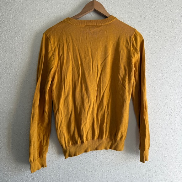 Modcloth Yellow Dachshund Weiner Dog Pullover Crewneck Sweater Size Large - Picture 6 of 6